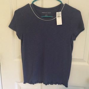 NEW WITH TAG- American Eagle women’s blue tee